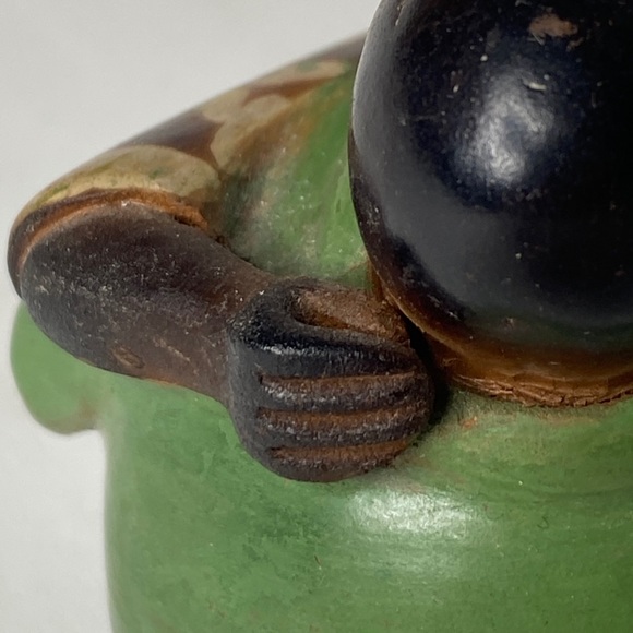 Vintage Pottery Peruvian Folk The Lovers Clay Sculpture Cesar Garcia Signed Clay - Picture 9 of 10